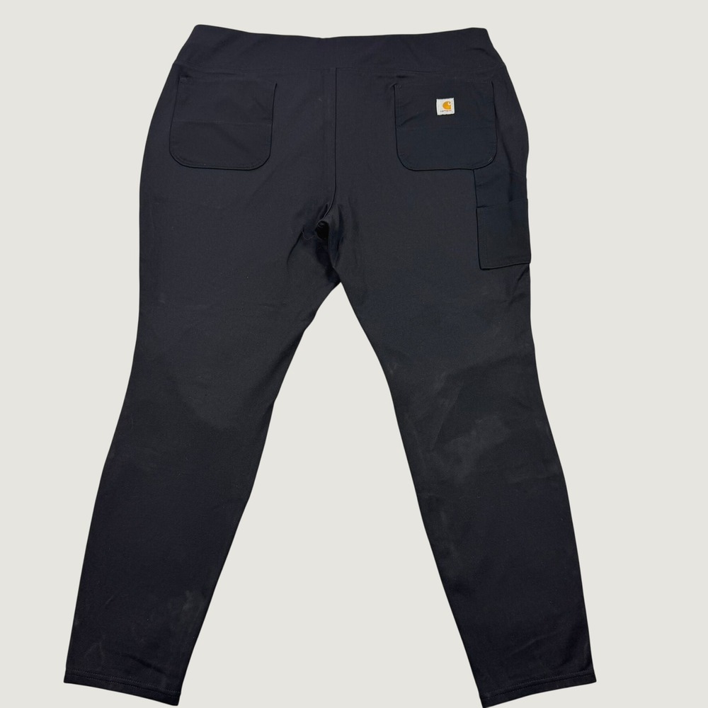 Carhartt Force Utility Leggings Womens XXL Black Work Pants Fitted 102482
